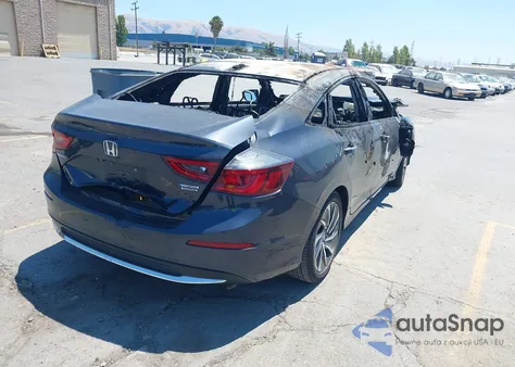 2019 Honda Insight Touring из США, поврежденный, VIN 19XZE4F93KE015494